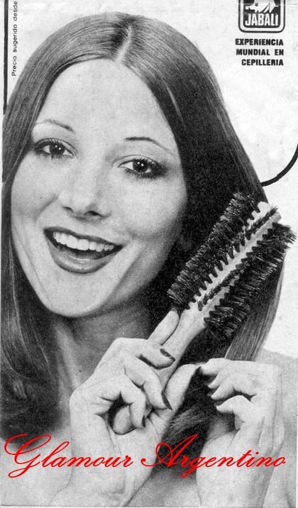 Angelika Perrone como cara de productos de belleza. Crédito: Glamour Argentino