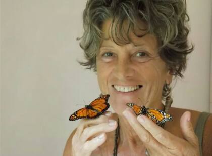 Angelika Perrone y su otra pasión: las mariposas