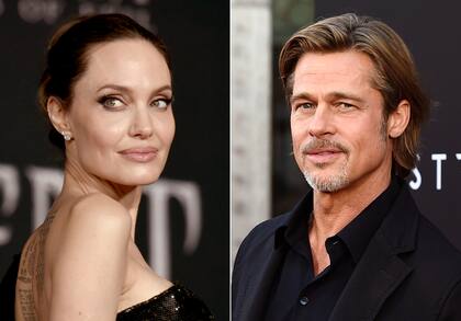 Angelina Jolie afirmó que, en un vuelo de 2016, Brad Pitt la tomó de la cabeza y la sacudió para después asfixiar a uno de sus hijos y golpear a otro cuando intentaron defenderla. (Foto AP/archivo)