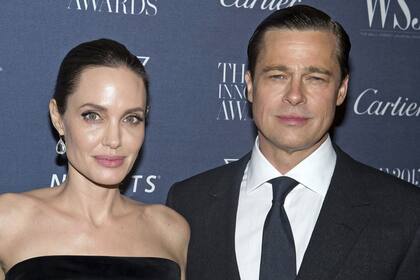 Angelina Jolie y Brad Pitt, cuando estaban casados
