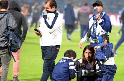 Angustia en padres e hijos que habían ido a ver un partido de fútbol