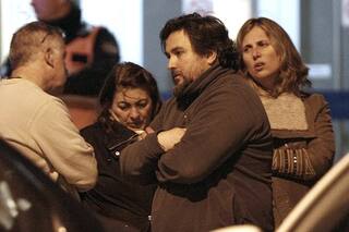 Angustiante espera de los familiaresde los tres ocupantes