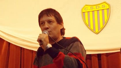 Aníbal Campanini es el presidente de Dock Sud acusado