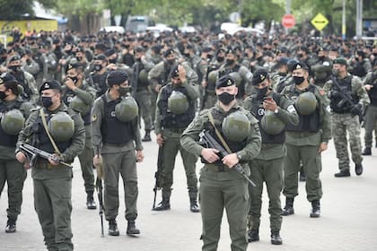 La semana pasada llegaron a Rosario 575 gendarmes