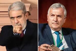 Aníbal Fernández y Gerardo Morales