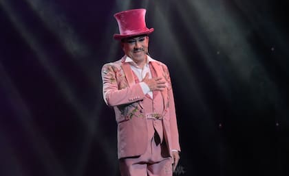 Aníbal Pachano en uno de sus espectáculos