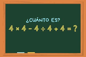 Animate a resolver esta ecuación matemática en un minuto y poné a prueba todo tu conocimiento
