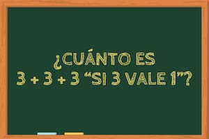 ¿Cuánto es 3+3+3 si 3 vale 1? El acertijo que pone a prueba la agilidad mental