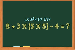 ¿Cuánto es 8 + 3 x (5 x 5) – 4? El cálculo matemático que confunde a todos