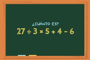 Animate a resolver este cálculo matemático en tan solo un minuto y pone a prueba tu inteligencia