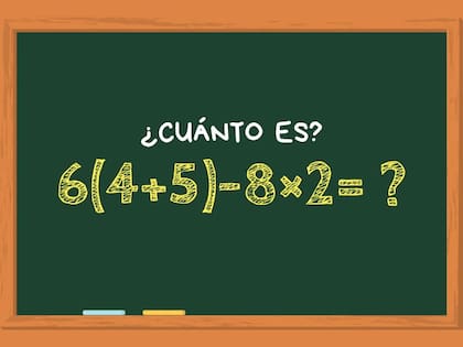 Animate a resolver este cálculo matemático y poné a prueba todos tus conocimientos