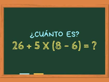 Animate a resolver este cálculo y poné a prueba tu inteligencia