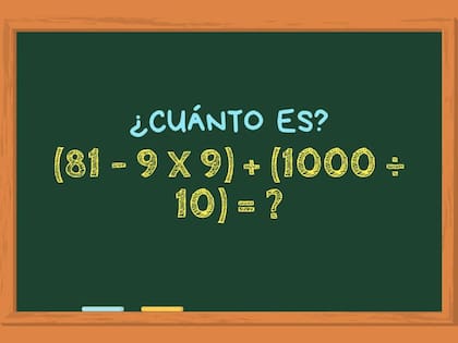 Animate a resolver este ejercicio matemático en tan solo 40 segundos