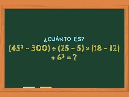 Animate a resolver este ejercicio matemático en un minuto, sin la ayuda de calculadora ni IA y poné a prueba tu agilidad mental