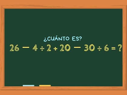 Animate a resolver este ejercicio matemático en un minuto y poné a prueba a tus amigos y familiares