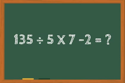 Animate a resolver este ejercicio matemático y poné a prueba tus conocimientos