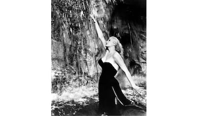 Anita Ekberg, una de las actrices fetiches de Federico Fellini, en un film emblemático del catálogo de Criterion