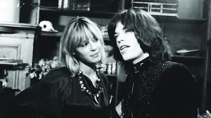 Anita Pallemberg y Mick Jagger actuaron juntos en la película Performance (1970)