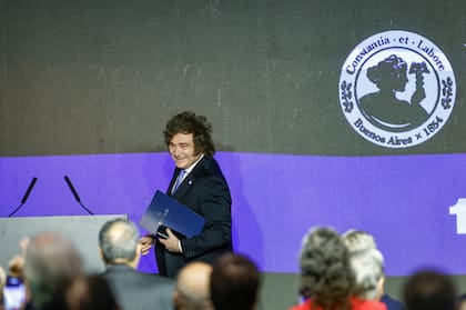 Aniversario de la Bolsa de Cereales de Buenos Aires, con la presencia de Javier Milei