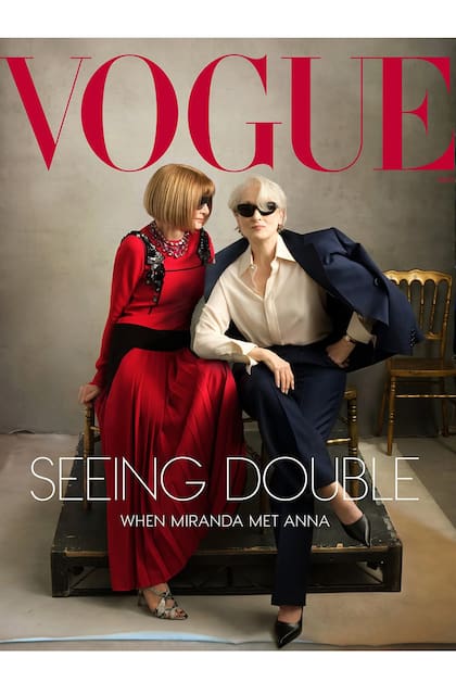 Anna Wintour y Meryl Streep, en la tapa de Vogue
