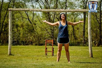 Anne Marie van Beusekom, organizadora de partidos de fútbol en BAFA