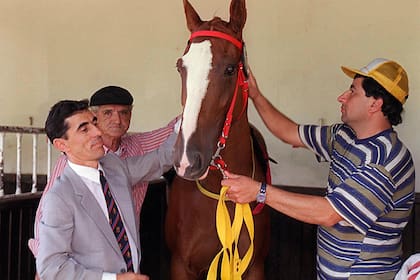 Año 1996 Juan Maciel, en su breve etapa como entrenador