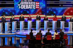Primer debate: los demócratas empezaron su carrera para darle pelea a Trump