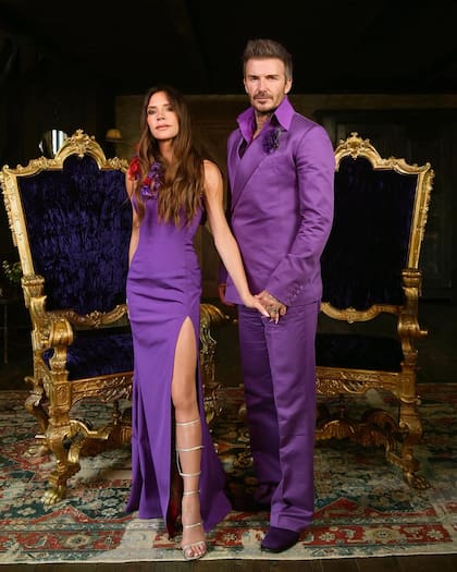 Años más tarde, David y Victoria volvieron a vestirse con sus looks de la boda (Foto: Instagram @davidbeckham)