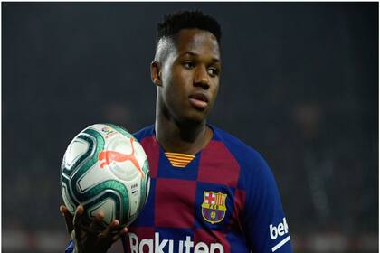 Ansu Fati, de 17 años, juega en FC Barcelona y está valorizado en 43 millones de dólares.