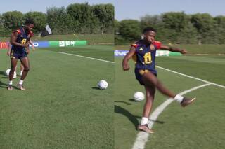 Ansu Fati deslumbró en el entrenamiento de España y los hinchas cuestionaron a Luis Enrique