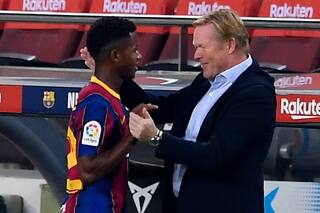 Ansu Fati: el llamado de atención de Koeman por sus errores en los partidos