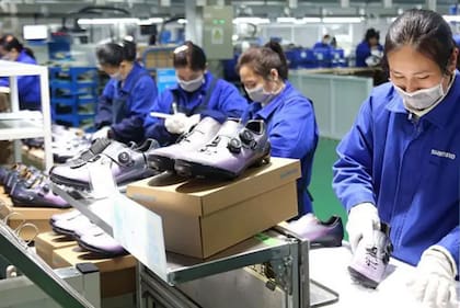 Un tercio de los trabajadores de Jinjiang trabajan para fabricantes de calzado.