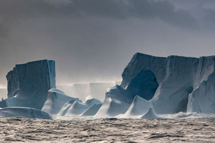 Una foto del iceberg de agosto del año pasado