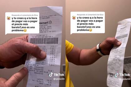 Ante las consultas de los usuarios, el autor de la publicación mostró el ticket de compra en la tienda