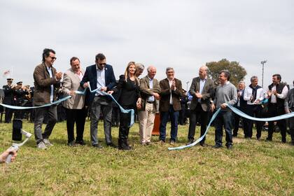 Anteayer en el lugar se inauguró el Centro de Remates y Exposiciones de Angus