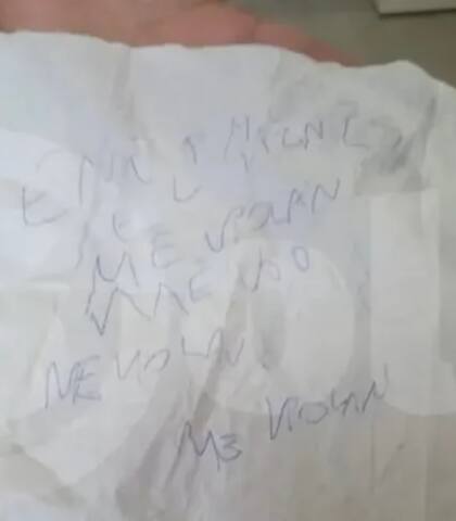 Antes de fallecer, Evelyn denunció en una servilleta que un enfermero la violaba.