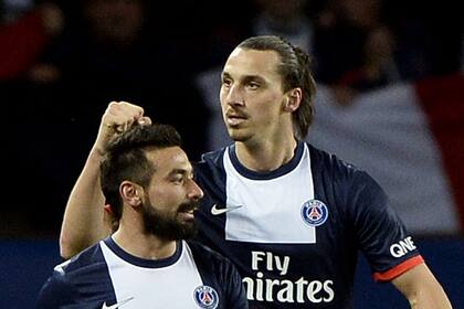 Antes de irse al fútbol chino, Lavezzi compartió equipo con Zlatan