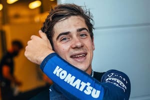 Antes de irse a Europa, Franco Colapinto mostró el especial tatuaje que se hizo un fanático en su honor (Foto: Instagram @williamsracing)