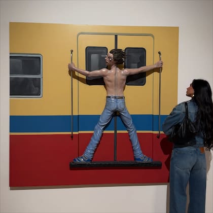 Antes de irse de la Argentina, Dua Lipa visitó el Malba (Foto: Instagram @dualipa)