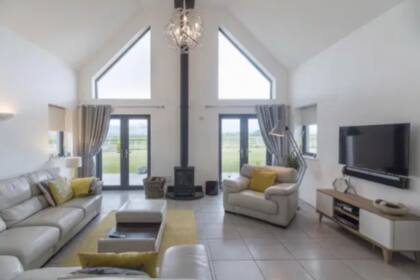 Antes de la construcción de la propiedad vecina, desde las ventanas podía verse un enorme campo