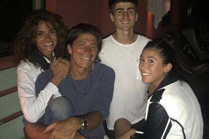 Antes de la cuarentena con Nicolás Repetto y sus hijos
