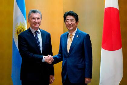 Antes de la cumbre del G-20, Macri se reunió con el primer ministro de Japón, Shinzo Abe