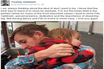 Antes de la travesía, Caldwell había escrito sobre la "importancia de soñar en grande"