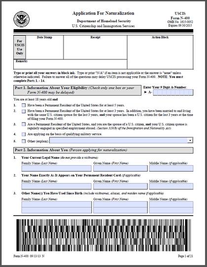 Antes de presentar el formulario de naturalización N-400, se requiere un mínimo de tres meses de residencia inmediata en la jurisdicción donde se hará el trámite