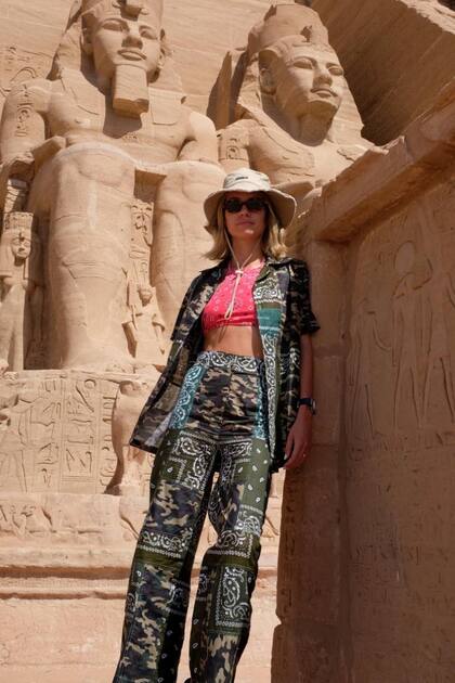 Antes de Tailandia, estuvo unos días en Egipto.