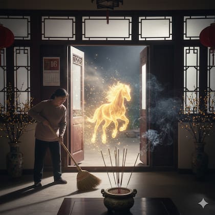 Antes del Año Nuevo, se acostumbra hacer una limpieza profunda y energética de la casa para atraer buenas energías