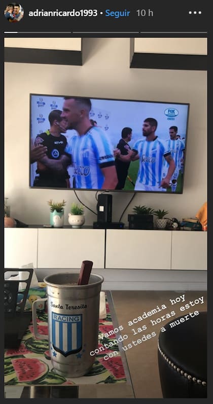 Antes del partido, el mensaje de Centurión para sus compañeros