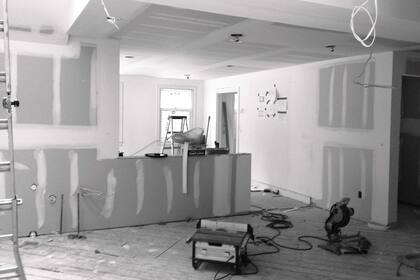 Antes: la cocina estaba separada del comedor diario.