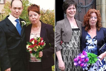 Antes y después. Barry, ya transformado en Jayne, volvió a casarse con Anne