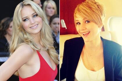 Antes y después. El cambio de look de Jennifer Lawrence
